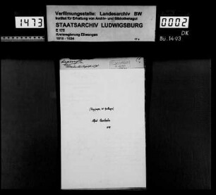Bürgerrechtsangelegenheiten im Oberamt Crailsheim (ohne Ortsangaben)