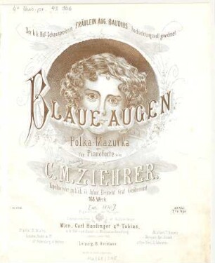 Blaue Augen : Polka-Mazurka ; op. 168