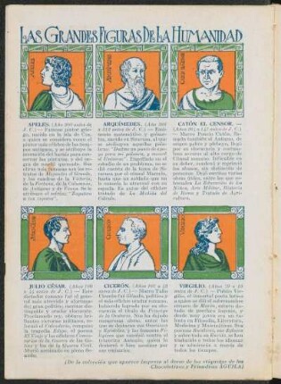 Las grandes figuras de la humanidad