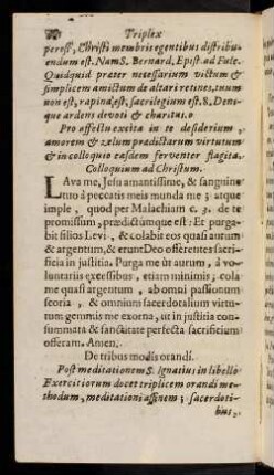 60-65, Praxis de triplici modo orandi