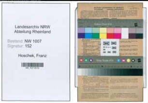 Entnazifizierung Franz Hoschek , geb. 16.05.1911 (Lehrer)