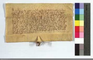 Johann vom Heyn, Komtur des Deutschen Orden zu Marburg, beurkundet, daß der vorstehende Kaufbrief mit 56 Mark Pfennige lösbar sei.