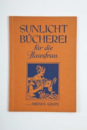 Sunlicht Bücherei für die Hausfrau / abends Gäste