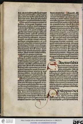 Philippus dicitur os lampadis vel os manuum vel dicitur a philos quod est amor et yper quod est super...