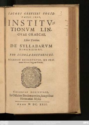 3: De Syllabarum Dimensione