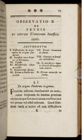 Observatio II.