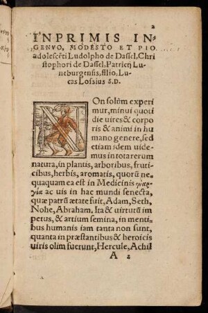 2r-4r, Epistola Nuncupatoria