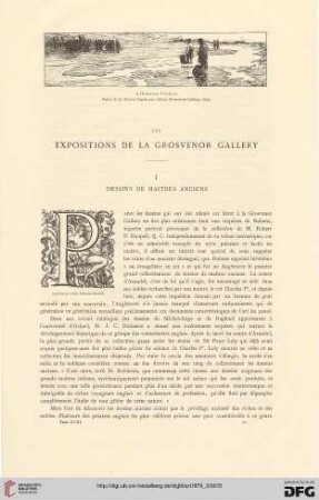 5: Les expositions de la Grosvenor Gallery