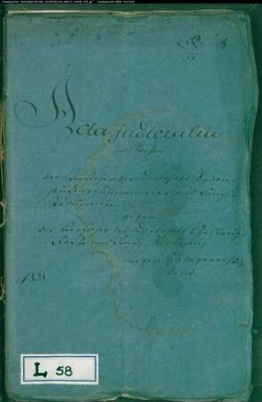 Lüdenhausen, Dorfschaft, Vorsteher Schnormeier gegen Dorfschaft Göstrup, Vorsteher Fasse - Hudegerechtigkeit