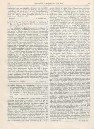 195 [Rezension] Dahl, George, The Materials for the History of Dor