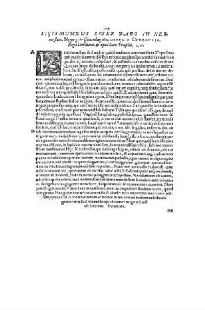 Sigismundis Liber Baro in Herberstain ..