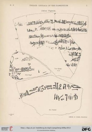Literary fragments