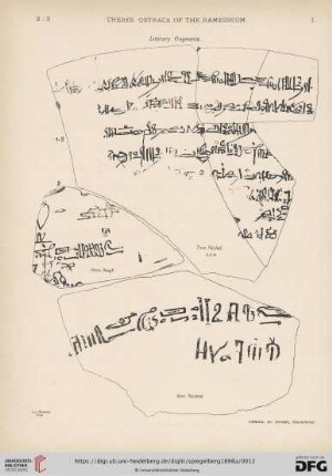Literary fragments
