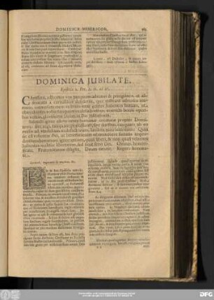 Dominica Iubilate, Epistola 1. Pet. 2. 11. ad 17.