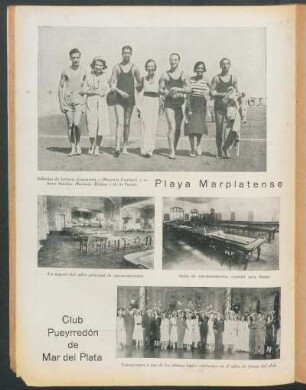 Playa Marplatense. - Club Pueyrredón de Mar del Plata