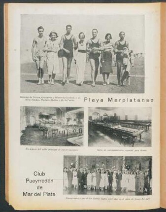 Playa Marplatense. - Club Pueyrredón de Mar del Plata