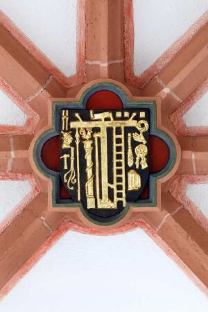 Schlussstein mit Arma Christi