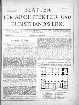No. 5, 1. Mai 1889