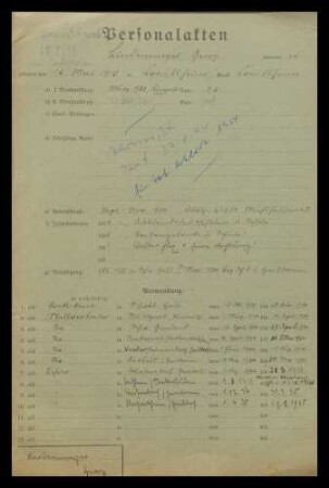Lindenmeyer, Georg geb. 12.05.1913, letzter Wohnort: Heiligenbronn (vermißt seit 27.08.1944, für tot erklärt im Jahr 1954)