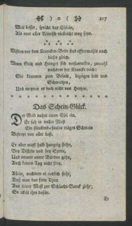 Das Schein-Glück