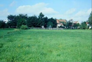 Blick vom östlichen Ortsrand in Richtung Dorfmitte