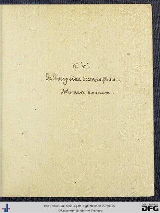 Dissertatio Theologica De Disciplinae Ecclesiasticae Institutionis Fundamento : Appendix Dissertationis De Potestate Clavium Regni Coelorum