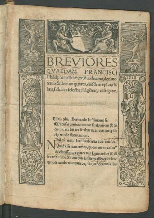 Fran. phi. Bernardo Iustiniano S.