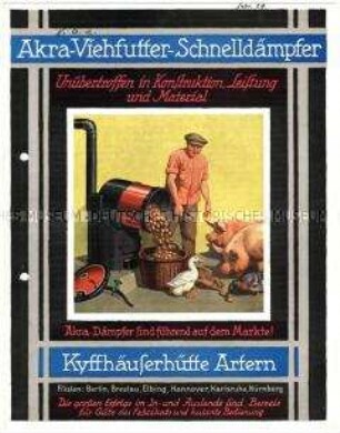 Viehfutter-Schnelldämpfer