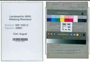 Entnazifizierung August Carl , geb. 24.09.1895 (Werkmeister)