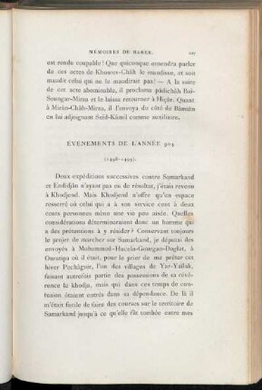 Chapitre VI. Événements de l'année 904 (1498-1499)