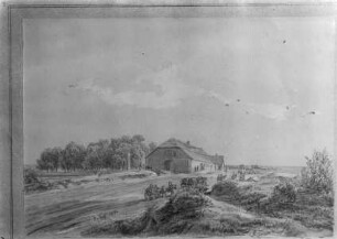 Poststation "Krug Damm" an der Dorpat-Rigaer-Straße