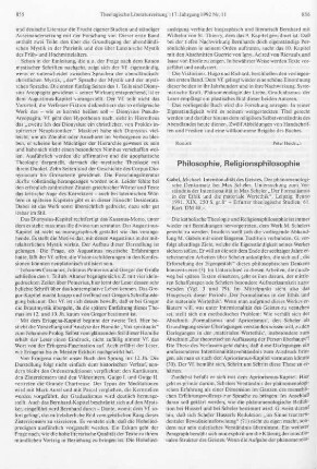 856-857 [Rezension] Gabel, Michael, Intentionalität des Geistes