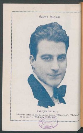 Galería musical - Enrique Delfino