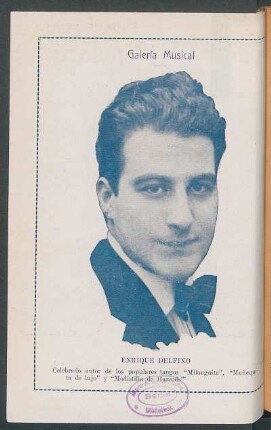 Galería musical - Enrique Delfino