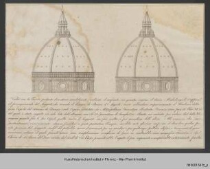 Giovanni B. C. Nelli und Giuseppe del Rosso, La metropolitana fiorentina illustrata : Aufrisse der Domkuppel