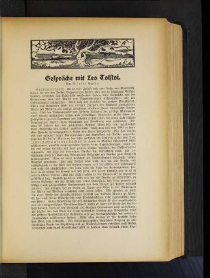 Gespräche mit Leo Tolstoi