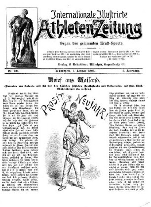 Internationale illustrirte Athleten-Zeitung : Verbandsorgan der Athleten-Verbände von Bayern, Württemberg, Süddeutschland .... 4. 1895