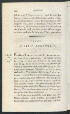 XXXIV. Publius Terentius