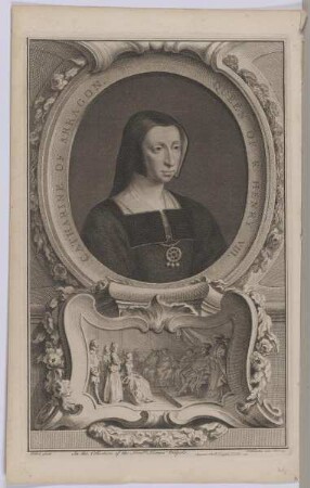 Bildnis der Katharina, Königin von England (1485-1536)