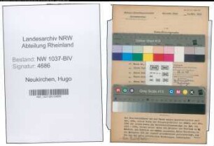 Entnazifizierung Hugo Neukirchen , geb. 07.08.1907 (Kaufmann)