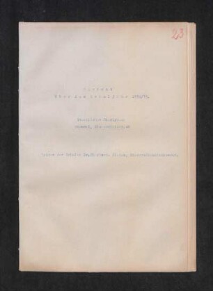 1934/35: Bericht ... - 1934/35