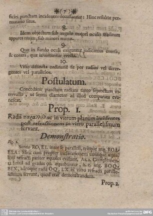 Postulatum.