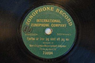 Fjorton år tror jag visst att jag var : Lied der Jenny Lind ; schwedisches Volkslied