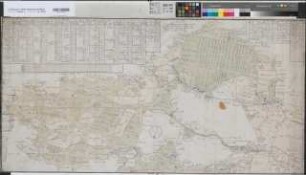 Hörste (Halle) Teilung der Hörster Marken: Fleer, Fleersheide, Goer, Nordbruch, Nordbruchsheide, Riesheide, Riesberg Placken und Masch 1801 100 rh. Ruten = 11,5 cm 64 x 127 kol. Zeichnung (Siekendiek?) Bem.: Ortsplan von Hörste Spez.Verz. Markenkarten X Nr. 65