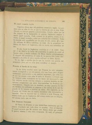 Las finanzas francesas