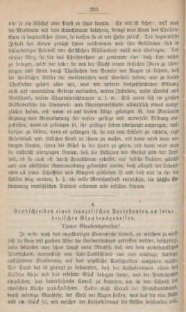250-254 Sendschreiben eines französischen Protestanten an seine deutschen Glaubensgenossen