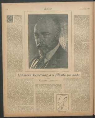 Hermann Keyserling, o el filósofo que anda