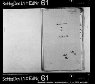 Schuldensachen des Christoph und Dietrich von Münchhausen