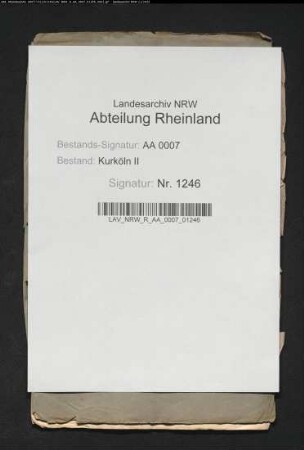 Nachrichten über die von dem Generaleinnehmer getätigten Vorschüsse