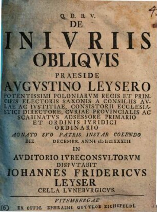 De iniuriis obliquis